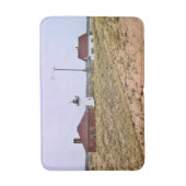 マサチューセッツ州ケープコッド、レースポイントライトハウス バスマット (正面縦)