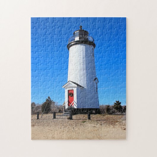 マサチューセッツ州ケープポゲライトハウス ジグソーパズル (縦)