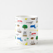 マサチューセッツ州コーヒーマグ コーヒーマグカップ (中央)