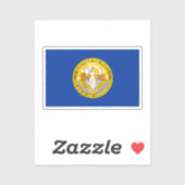 マサチューセッツ州サウスブリッジ州旗 シール (シート)