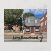 マサチューセッツ州サレムに西インドのグッズ店 ポストカード (正面)