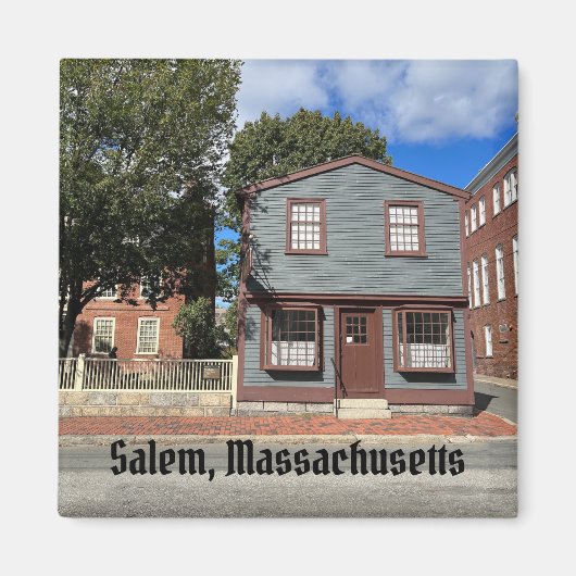 マサチューセッツ州サレムに西インドのグッズ店 マグネット (正面)