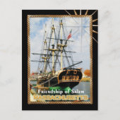 マサチューセッツ州サレム市の友情 ポストカード (正面)