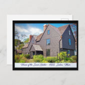 マサチューセッツ州サレム – セブン・ゲーブルの家 ポストカード (正面/裏面)