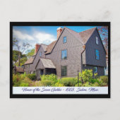 マサチューセッツ州サレム – セブン・ゲーブルの家 ポストカード (正面)