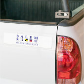 マサチューセッツ州サレム バンパーステッカー (トラック上)