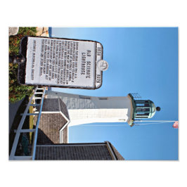 マサチューセッツ州シトゥートライトハウス フォトプリント           