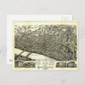 マサチューセッツ州スプリングフィールドの見解(1875) ポストカード (正面/裏面)