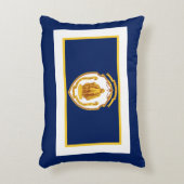 マサチューセッツ州スプリングフィールド州旗 アクセントクッション (正面(垂直))