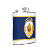 マサチューセッツ州スプリングフィールド州旗 フラスク (右)