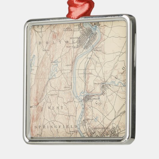 マサチューセッツ州スプリングフィールド メタルオーナメント (左)