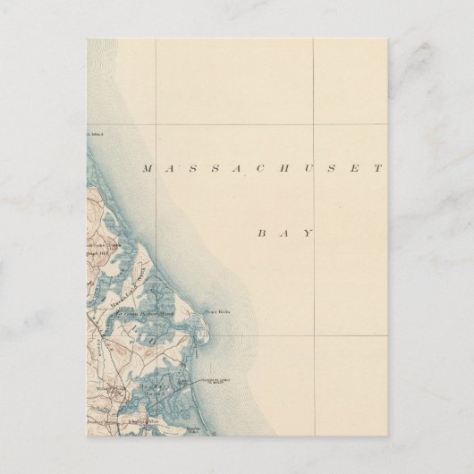 マサチューセッツ州ダックスベリー ポストカード (正面)