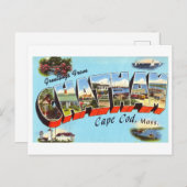 マサチューセッツ州チャタムからのヴィンテージの挨拶 ポストカード (正面/裏面)