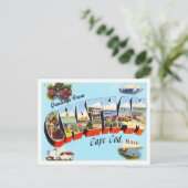 マサチューセッツ州チャタムヴィンテージビッグ・レター ポストカード (スタンド正面)