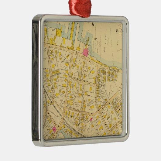 マサチューセッツ州ドーチェスター3 メタルオーナメント (右)