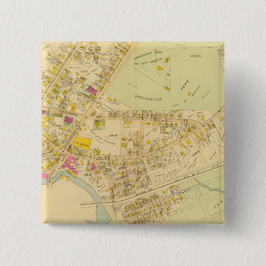 マサチューセッツ州ドーチェスター3 缶バッジ (正面)