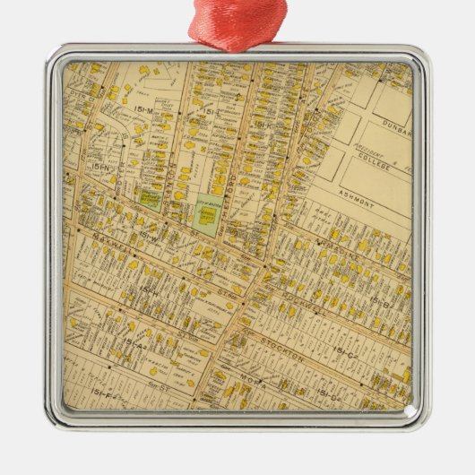 マサチューセッツ州ドーチェスター メタルオーナメント (正面)