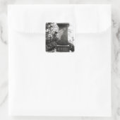 マサチューセッツ州ナティックにあるホレイショ・アルガーの墓 スクエアシール (バッグ)