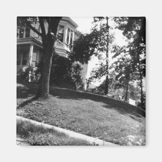 マサチューセッツ州ナティックにあるホレイショ・アルガーの家 マグネット (正面)