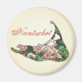 マサチューセッツ州ナンタケット島のあじさい地図 マグネット