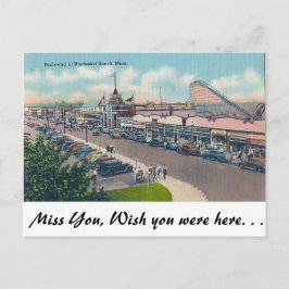 マサチューセッツ州ナンタスケットビーチ ポストカード