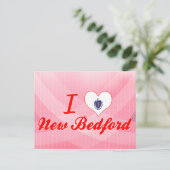 マサチューセッツ州ニューベッドフォードが大好き ポストカード (スタンド正面)