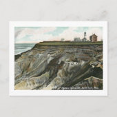 マサチューセッツ州ノース・トリロのライトハウスヴィンテージ ポストカード (正面)