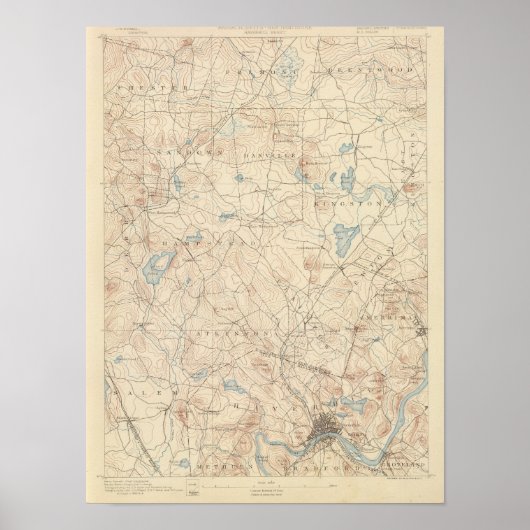 マサチューセッツ州ハーバーヒル ポスター (正面)