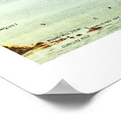 マサチューセッツ州バザーズ湾のヴィンテージ地図 ポスター (角)