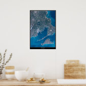 マサチューセッツ州バザーズ・ベイ衛星ポスター ポスター (キッチン)