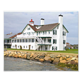 マサチューセッツ州バスリバーライトハウス写真プリント フォトプリント