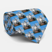 マサチューセッツ州バトラーフラッツライトハウス ネクタイ (ロール)