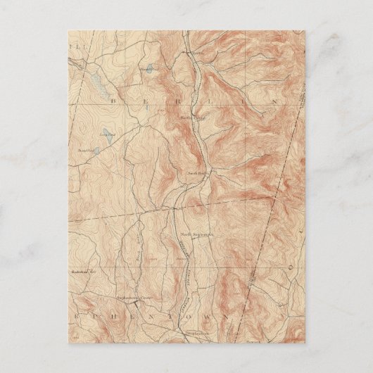 マサチューセッツ州バーリン ポストカード (正面)