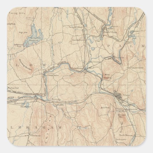 マサチューセッツ州パーマー スクエアシール (正面)