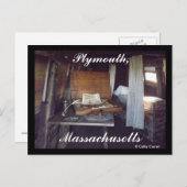 マサチューセッツ州ピルグリムメモリアル州パーク ポストカード (正面/裏面)