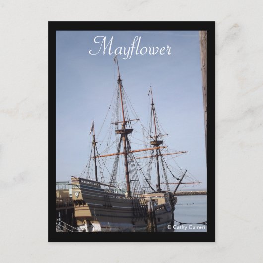 マサチューセッツ州ピルグリムメモリアル州パーク ポストカード (正面)