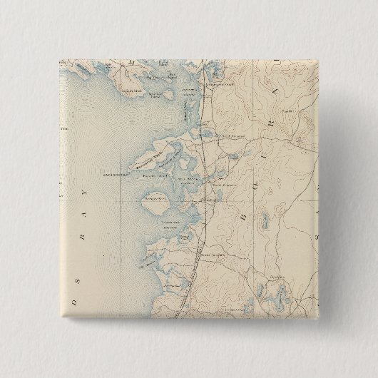 マサチューセッツ州ファルマス 缶バッジ (正面)