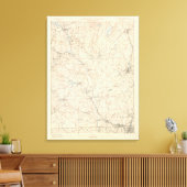 マサチューセッツ州ブラックストーン キャンバスプリント (インサイチュ (リビング))