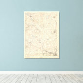 マサチューセッツ州ブラックストーン キャンバスプリント (インサイチュ (ウッドフロア))