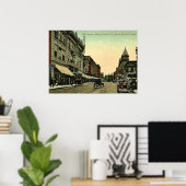 マサチューセッツ州ブロークトン、ヴィンテージ1910年写真 ポスター (ホームオフィス)