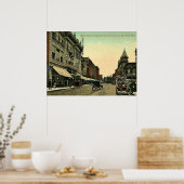 マサチューセッツ州ブロークトン、ヴィンテージ1910年写真 ポスター (キッチン)