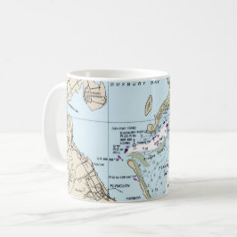 マサチューセッツ州プリマス港 コーヒーマグカップ