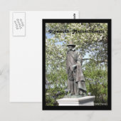 マサチューセッツ州プリマス ポストカード (正面/裏面)