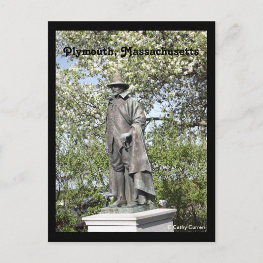 マサチューセッツ州プリマス ポストカード (正面)