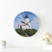 マサチューセッツ州プリマス・ラウンドクロック ラージ壁時計 (ホーム)