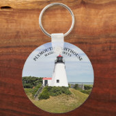 マサチューセッツ州プリマス・ラウンド・キーチェーン キーホルダー (正面)