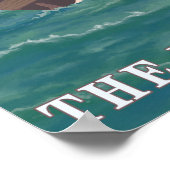 マサチューセッツ州プリマスView of the Mayflower ポスター (角)