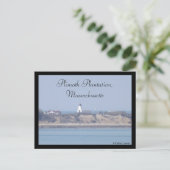 マサチューセッツ州プリモス農園 ポストカード (スタンド正面)