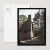 マサチューセッツ州プリモス農園 ポストカード (正面/裏面)