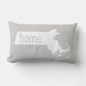 マサチューセッツ州ホーム州装飾用クッション ランバークッション (正面)